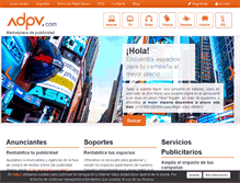 Tablet Screenshot of adpv.com